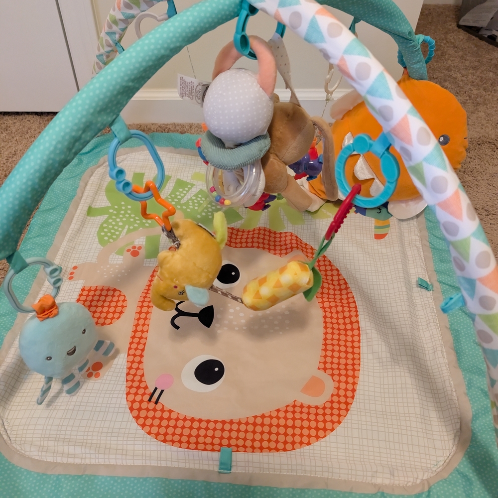 Colorful Baby Play Gym with Hanging Toys